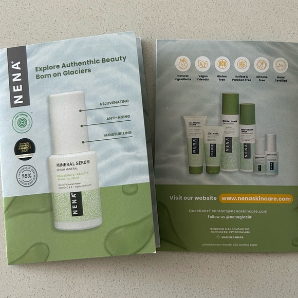NENA Glacial Oceanic Clay Mask with Skincare Samples - Picture 13 of 16